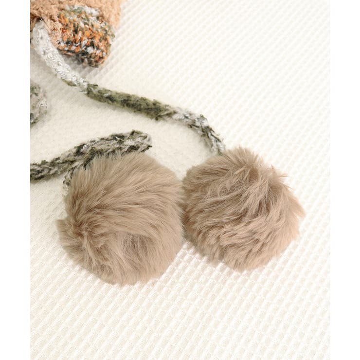 うさぎ耳ニット帽 配色 レディース 小顔 | SUNSHINE CLOSET | 詳細画像17 