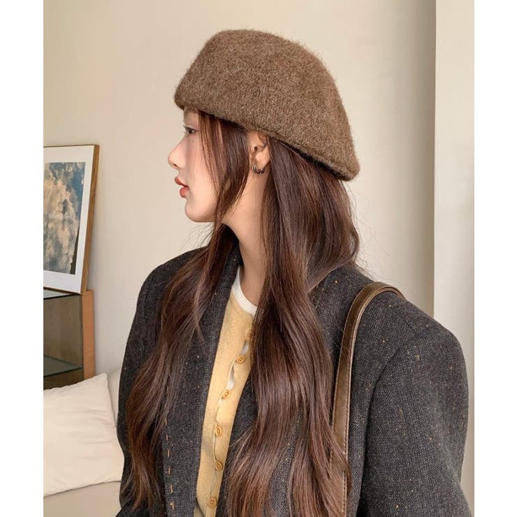 ベレー帽 起毛 英字ロゴ レディース | SUNSHINE CLOSET | 詳細画像18 