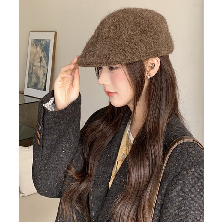 ベレー帽 起毛 英字ロゴ レディース | SUNSHINE CLOSET | 詳細画像19 