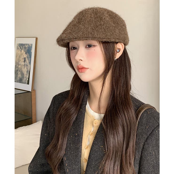 ベレー帽 起毛 英字ロゴ レディース | SUNSHINE CLOSET | 詳細画像20 