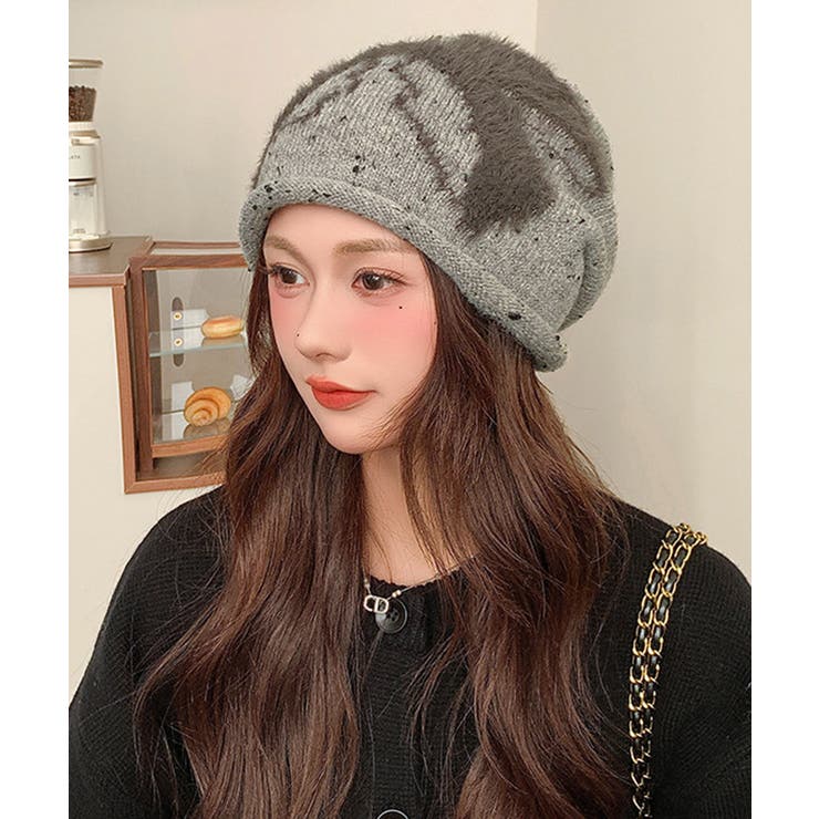 ビーニー帽 ニット帽子 リボン柄 | SUNSHINE CLOSET | 詳細画像13 