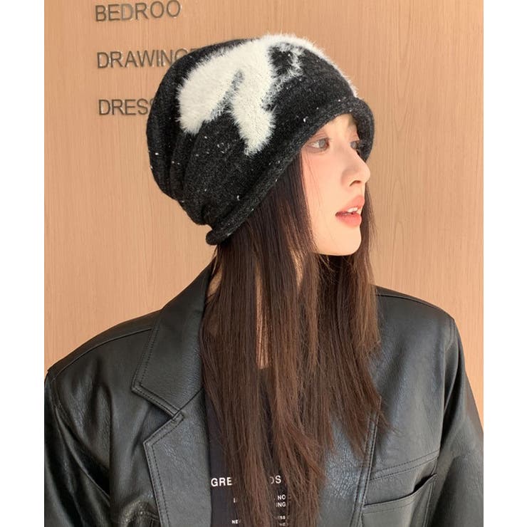 ビーニー帽 ニット帽子 リボン柄 | SUNSHINE CLOSET | 詳細画像6 