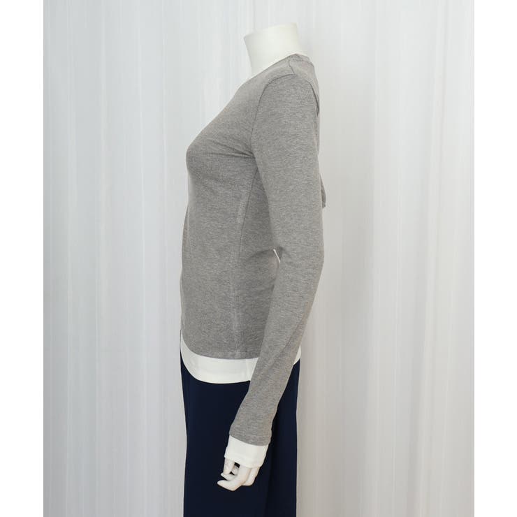 長袖Tシャツ ドッキング 無地カットソー | SUNSHINE CLOSET | 詳細画像13 