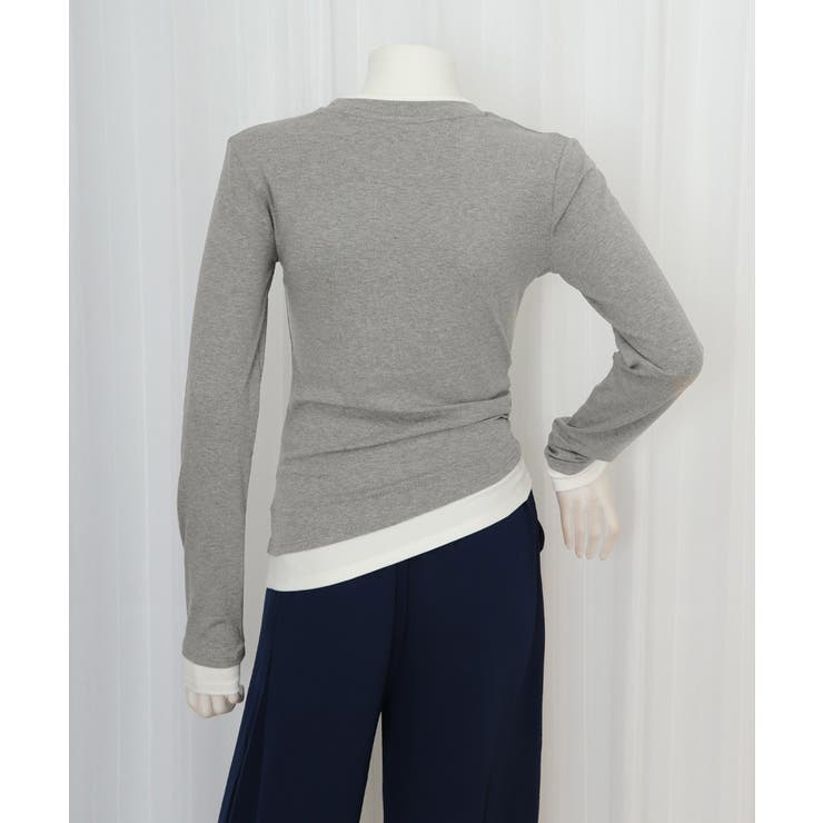 長袖Tシャツ ドッキング 無地カットソー | SUNSHINE CLOSET | 詳細画像14 