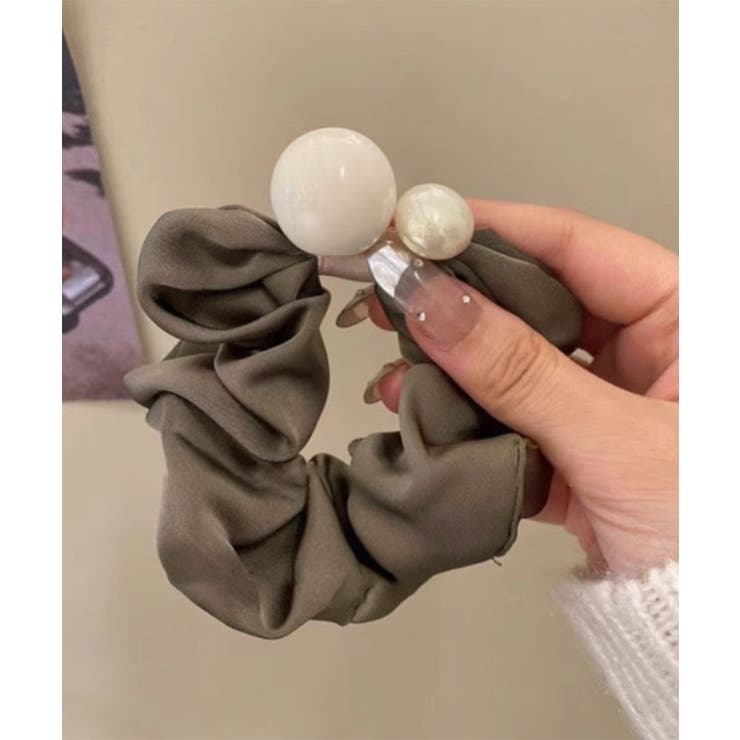 シュシュ ヘアゴム パール 髪飾り | SUNSHINE CLOSET | 詳細画像10 