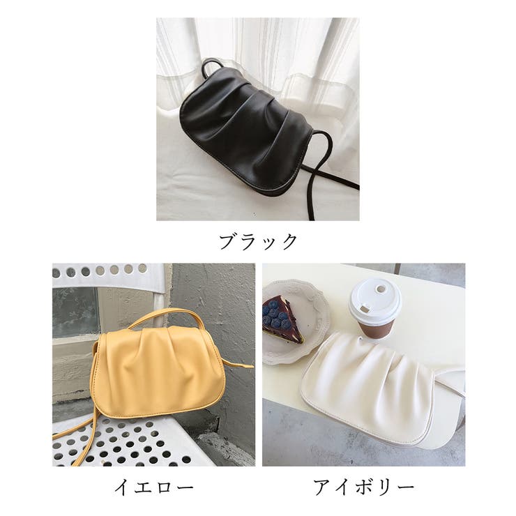 ショルダーバッグ PUプリーツ 斜めがけ | SUNSHINE CLOSET | 詳細画像2 
