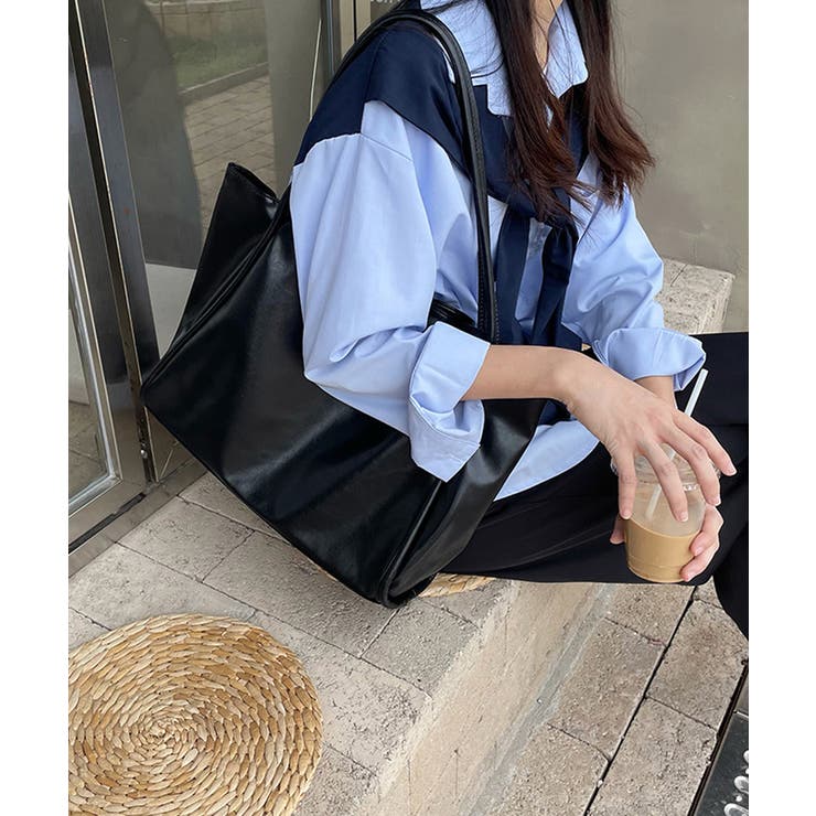 トートバッグ レディース 大容量 PU | SUNSHINE CLOSET | 詳細画像10 