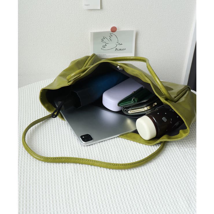 トートバッグ レディース 大容量 PU | SUNSHINE CLOSET | 詳細画像12 