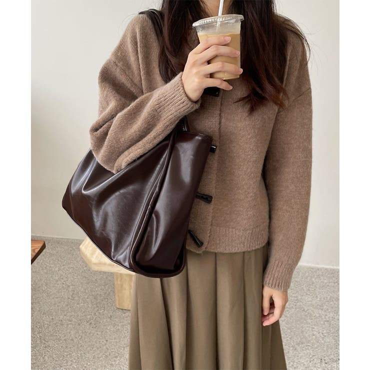 トートバッグ レディース 大容量 PU | SUNSHINE CLOSET | 詳細画像8 