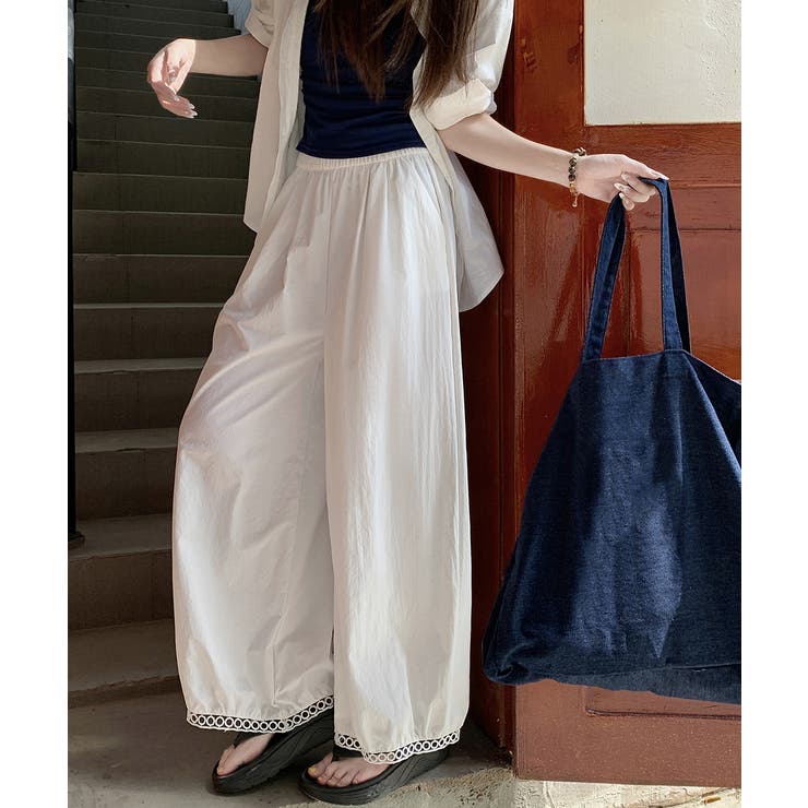 バルーンパンツ ワイドパンツ レース | SUNSHINE CLOSET | 詳細画像10 