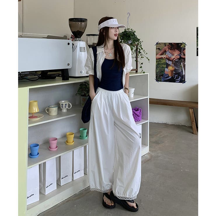 バルーンパンツ ワイドパンツ レース | SUNSHINE CLOSET | 詳細画像15 