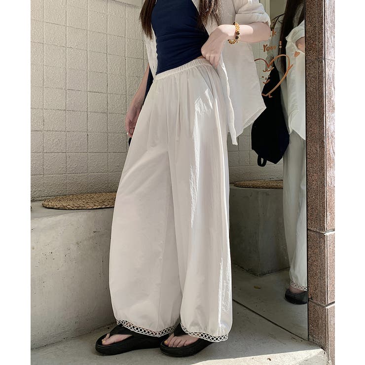 バルーンパンツ ワイドパンツ レース | SUNSHINE CLOSET | 詳細画像9 