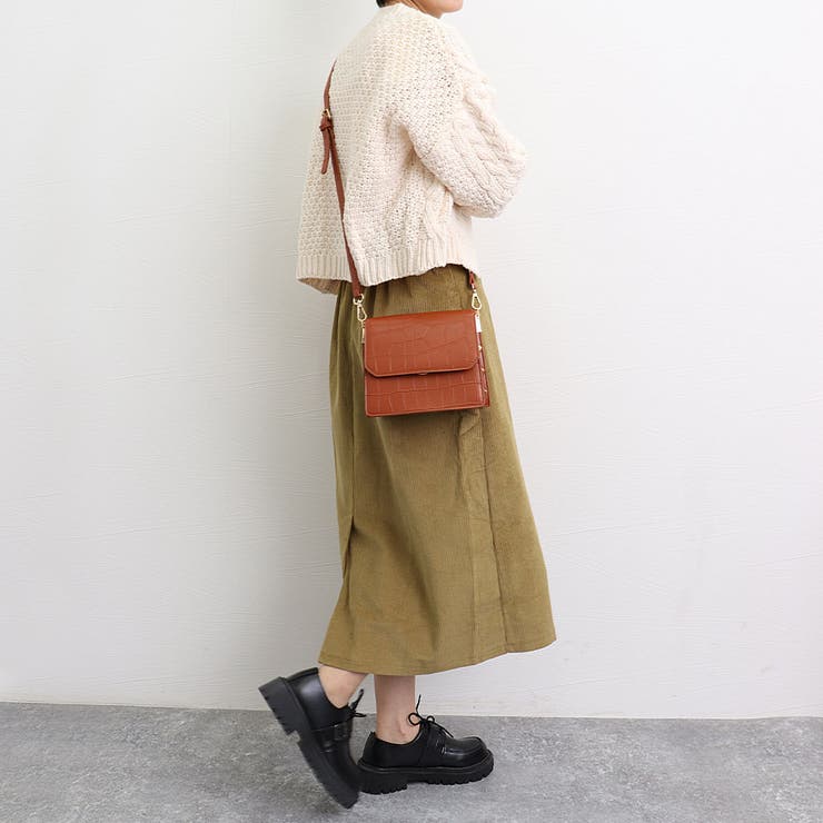 【大好評レビュー】フェイクレザーショルダーバッグ 5色展開 春 | SUNSHINE CLOSET | 詳細画像3 