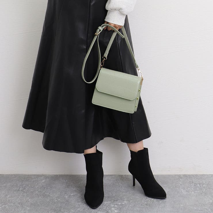 【大好評レビュー】フェイクレザーショルダーバッグ 5色展開 春 | SUNSHINE CLOSET | 詳細画像5 