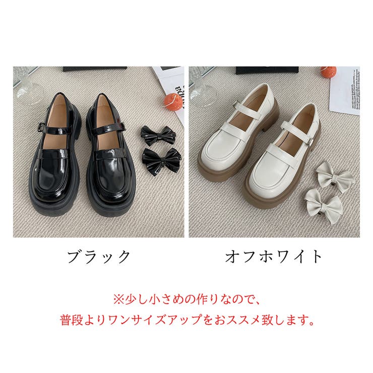 厚底ローファー レディース リボン[品番：AGCW0004735]｜SUNSHINE