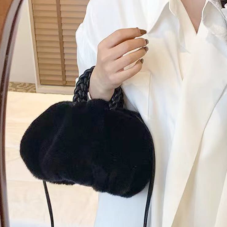 ショルダーバッグ 巾着ふわふわ 斜めがけ | SUNSHINE CLOSET | 詳細画像4 