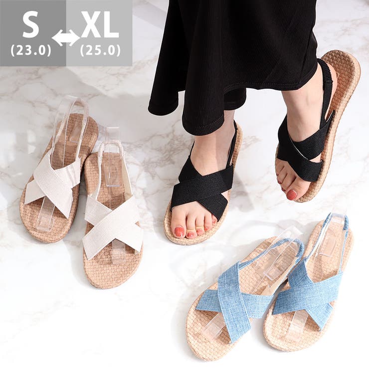 サンダル レディース ぺたんこ | SUNSHINE CLOSET | 詳細画像1 