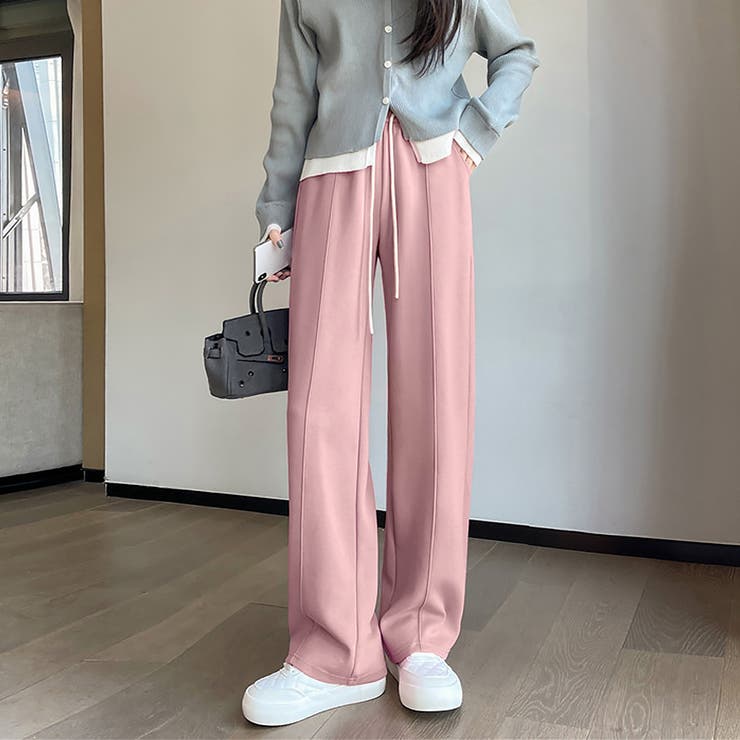 セミワイドパンツ 無地 レディース 5色 | SUNSHINE CLOSET | 詳細画像1 