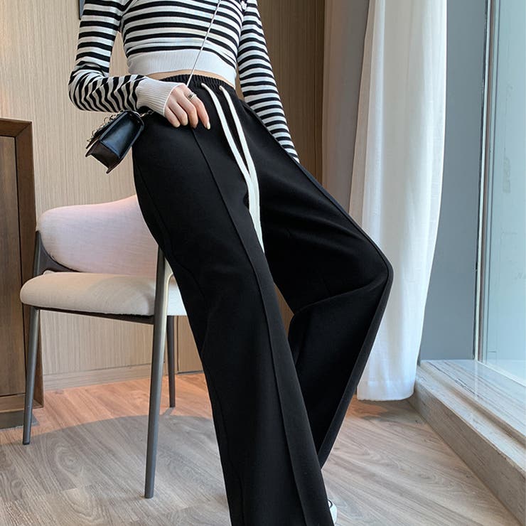 セミワイドパンツ 無地 レディース 5色 | SUNSHINE CLOSET | 詳細画像10 