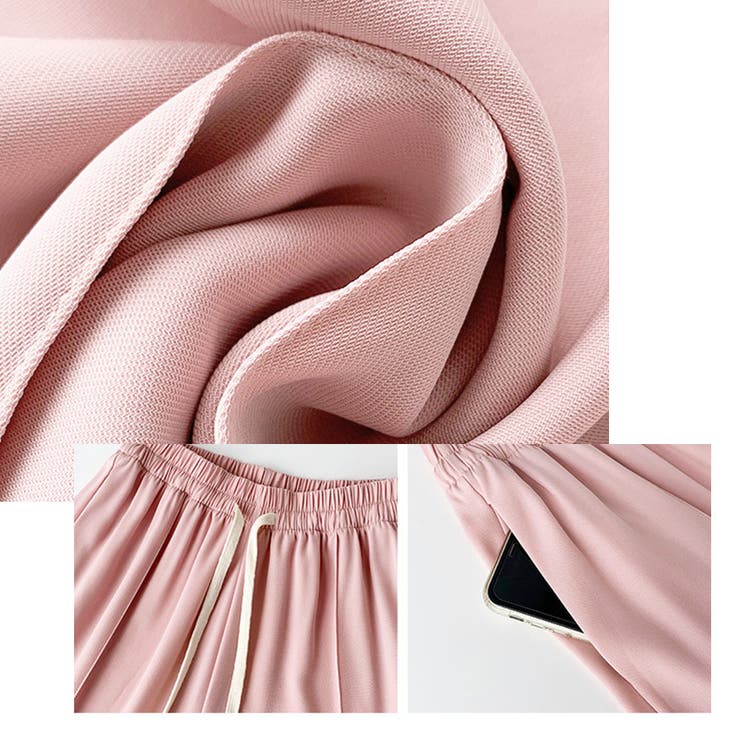 セミワイドパンツ 無地 レディース 5色 | SUNSHINE CLOSET | 詳細画像3 