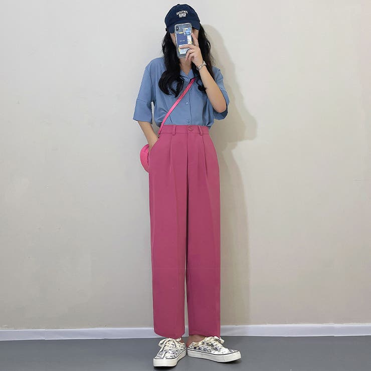 セミワイドパンツ カラーパンツ 9分丈 | SUNSHINE CLOSET | 詳細画像15 