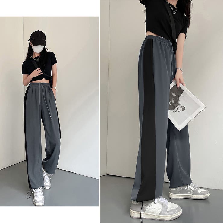 セミワイドパンツ ジョガーパンツ 韓国 | SUNSHINE CLOSET | 詳細画像12 
