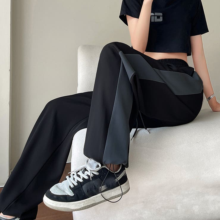 セミワイドパンツ ジョガーパンツ 韓国 | SUNSHINE CLOSET | 詳細画像7 