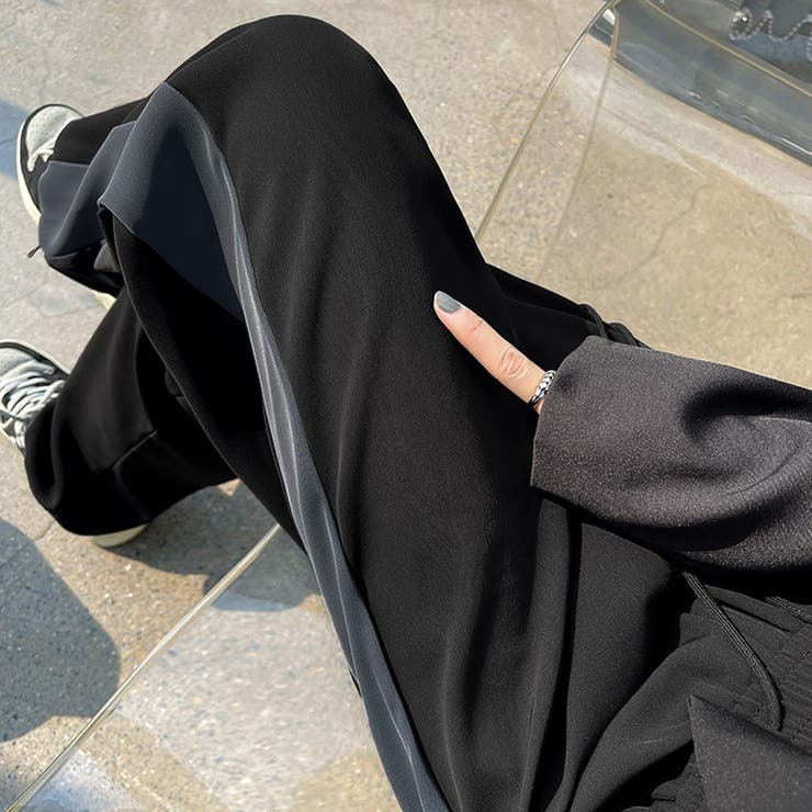 セミワイドパンツ ジョガーパンツ 韓国 | SUNSHINE CLOSET | 詳細画像8 