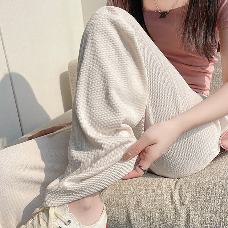 セミワイドパンツ ハイウエスト 韓国 | SUNSHINE CLOSET | 詳細画像6 