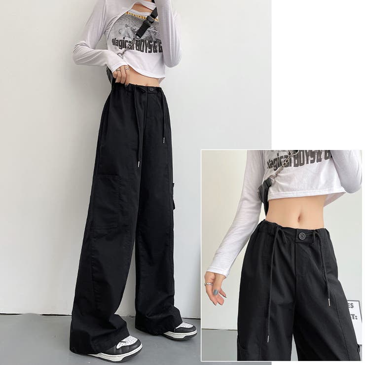 カーゴパンツ ストレート ワイドパンツ | SUNSHINE CLOSET | 詳細画像4 