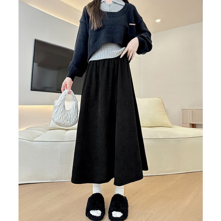 フレアスカート ロングスカート Aライン | SUNSHINE CLOSET | 詳細画像11 