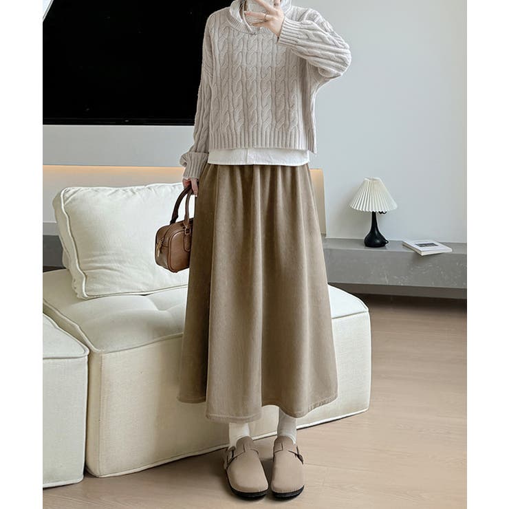 フレアスカート ロングスカート Aライン | SUNSHINE CLOSET | 詳細画像5 