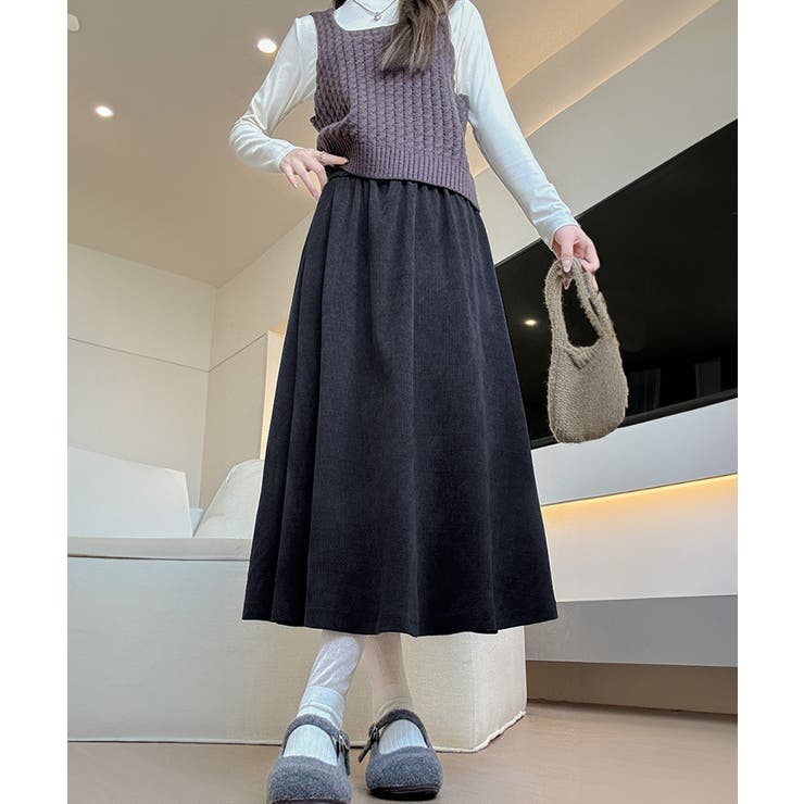 フレアスカート ロングスカート Aライン | SUNSHINE CLOSET | 詳細画像8 