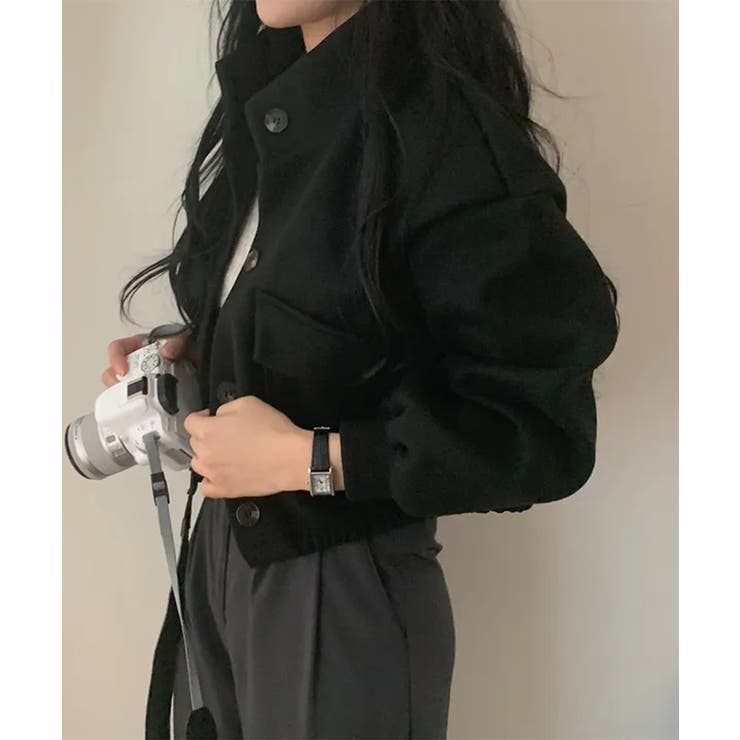 ショート丈ジャケット レディース 無地 | SUNSHINE CLOSET | 詳細画像10 