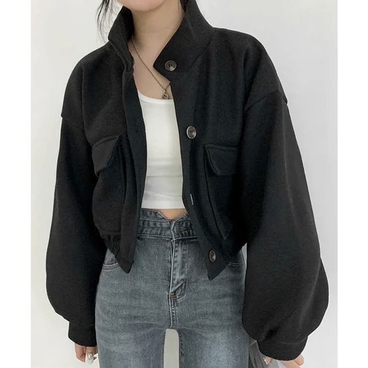 ショート丈ジャケット レディース 無地 | SUNSHINE CLOSET | 詳細画像12 