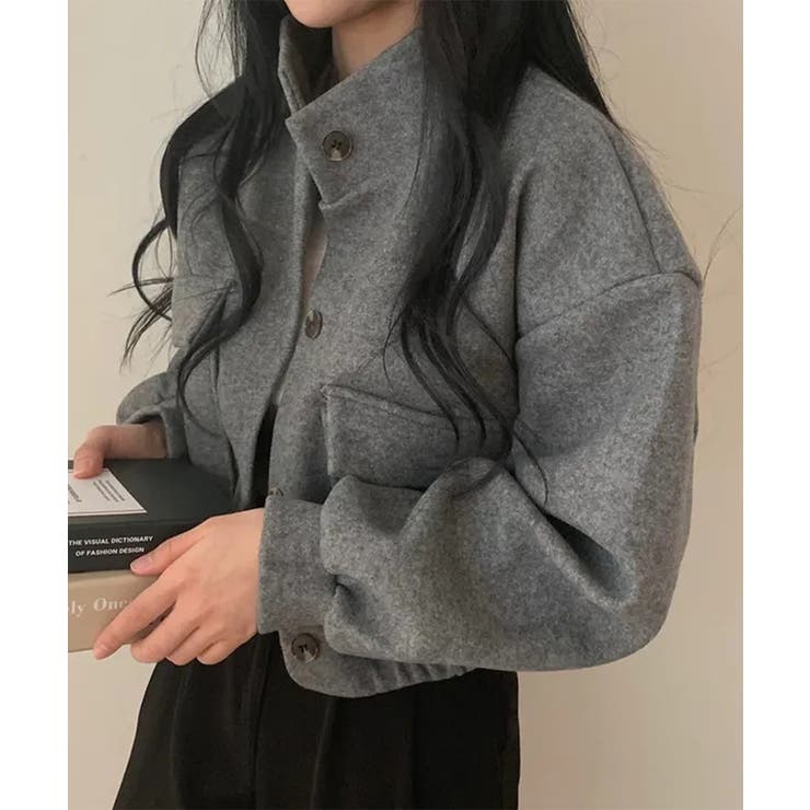 ショート丈ジャケット レディース 無地 | SUNSHINE CLOSET | 詳細画像15 