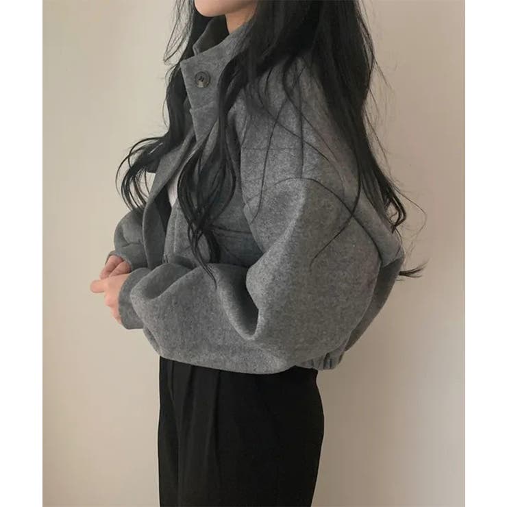 ショート丈ジャケット レディース 無地 | SUNSHINE CLOSET | 詳細画像17 