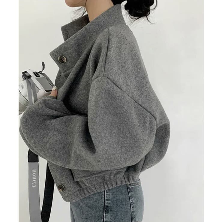 ショート丈ジャケット レディース 無地 | SUNSHINE CLOSET | 詳細画像18 