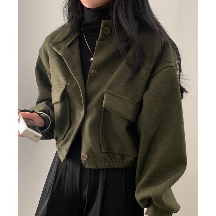 ショート丈ジャケット レディース 無地 | SUNSHINE CLOSET | 詳細画像19 