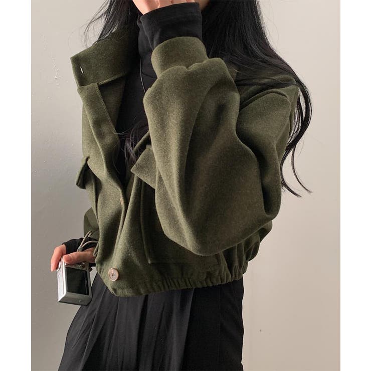 ショート丈ジャケット レディース 無地 | SUNSHINE CLOSET | 詳細画像21 