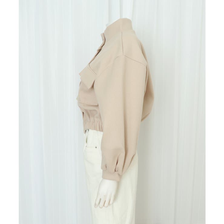 ショート丈ジャケット レディース 無地 | SUNSHINE CLOSET | 詳細画像24 