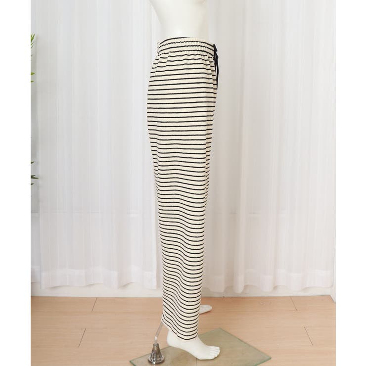 イージーパンツ ロング丈 ボーダー 新作 | SUNSHINE CLOSET | 詳細画像14 