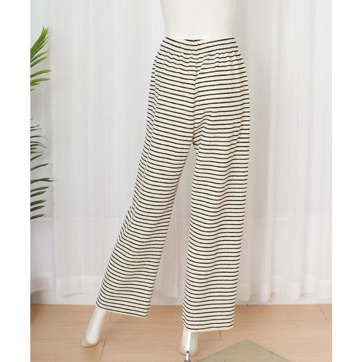 イージーパンツ ロング丈 ボーダー 新作 | SUNSHINE CLOSET | 詳細画像15 