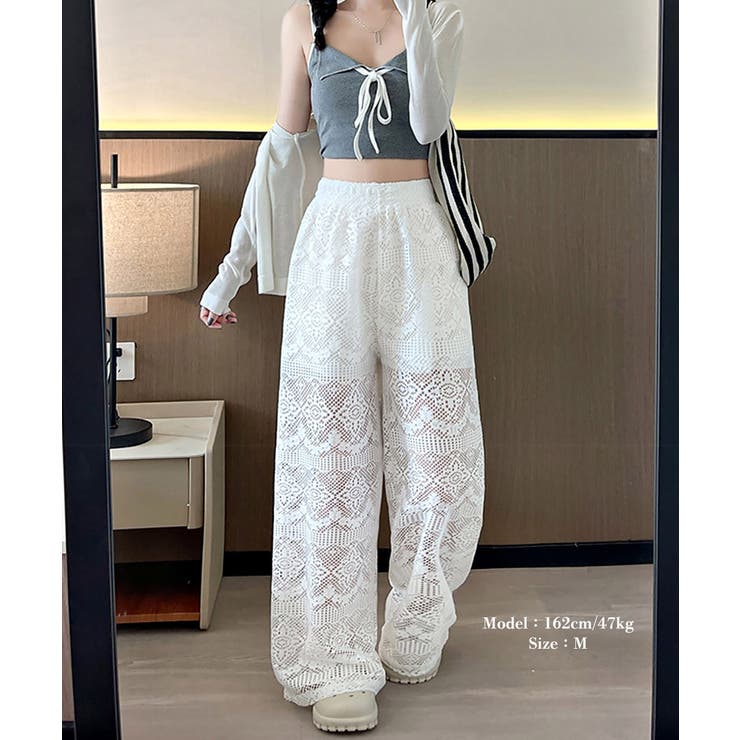 レディース ゆったり ストレートパンツ | SUNSHINE CLOSET | 詳細画像4 