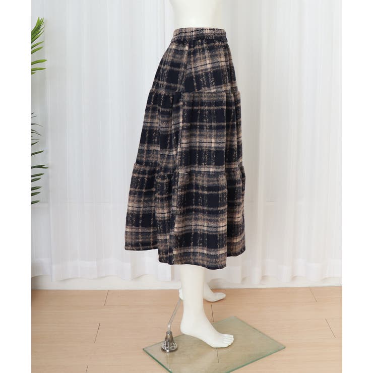 フレアスカート Aライン チェック柄秋冬 | SUNSHINE CLOSET | 詳細画像17 