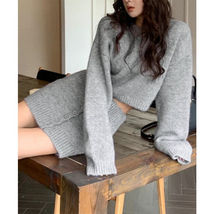 ニットセットアップ セーター スカート | SUNSHINE CLOSET | 詳細画像12 