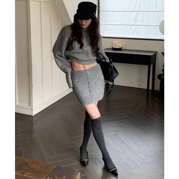 ニットセットアップ セーター スカート | SUNSHINE CLOSET | 詳細画像14 