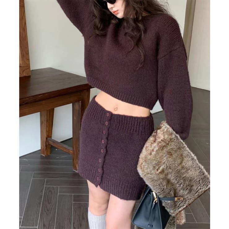 ニットセットアップ セーター スカート | SUNSHINE CLOSET | 詳細画像16 