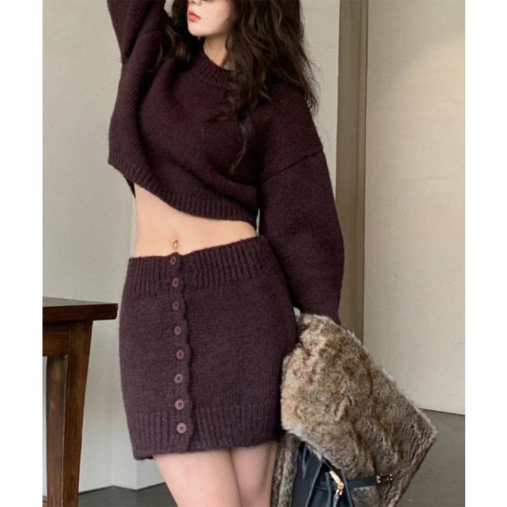 ニットセットアップ セーター スカート | SUNSHINE CLOSET | 詳細画像17 