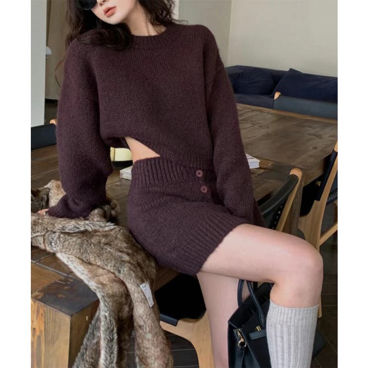 ニットセットアップ セーター スカート | SUNSHINE CLOSET | 詳細画像18 